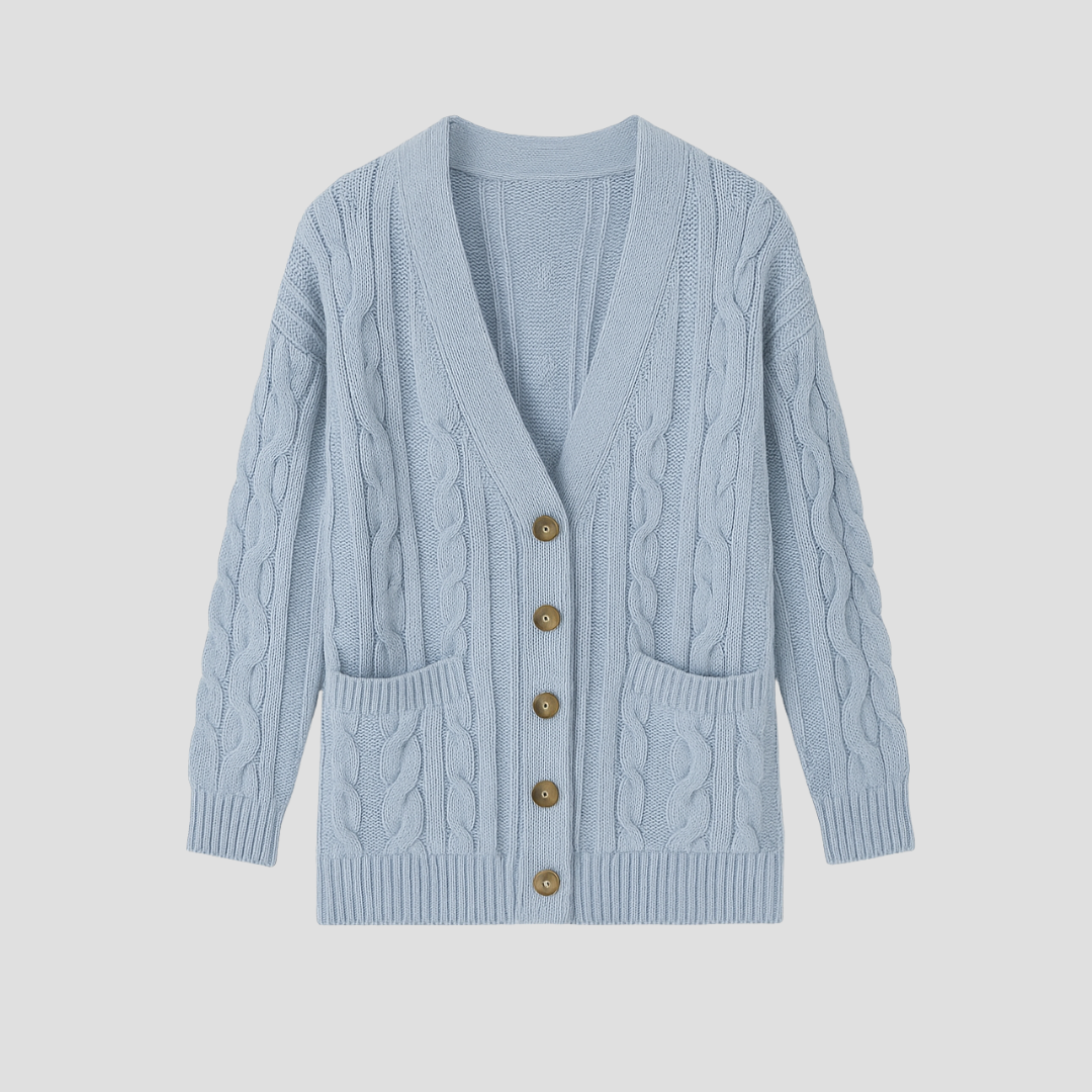 Imogen | Cable Knit Cardigan